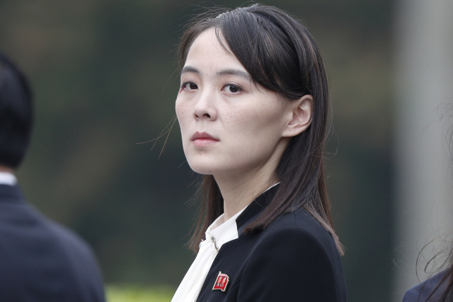 지난 2019년 3월 2일 김정은 북한 국무위원장의 베트남 방문 당시 호찌민 묘참배를 수행한 김여정 노동당 부부장. 연합뉴스