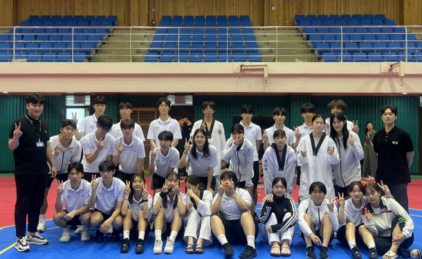전용 훈련장서 구슬땀…경일대, 태권도 경북대표 7명 배출