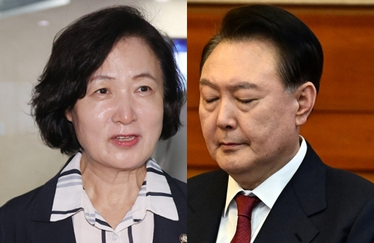 추미애, 윤석열. 연합뉴스