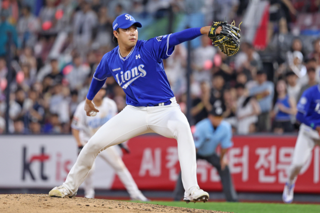삼성 라이온즈의 최충연. 삼성 제공