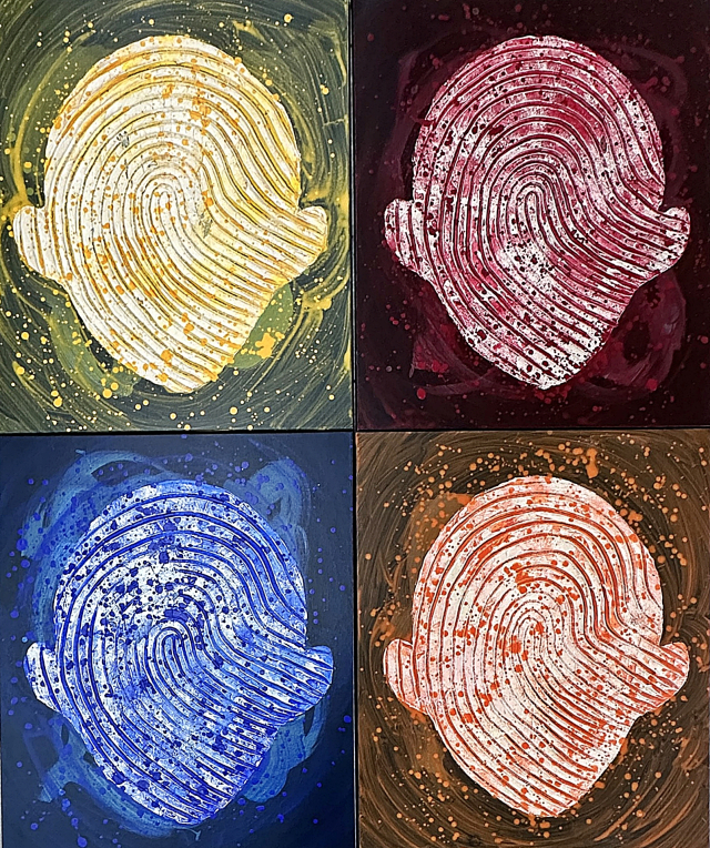 이우석, I am that I am_Jouissance 03, 145.4x121.2cm, Mixed media, 2025