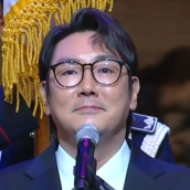 '소신 발언' 조진웅, 광복절 경축식서 맹세문 낭독