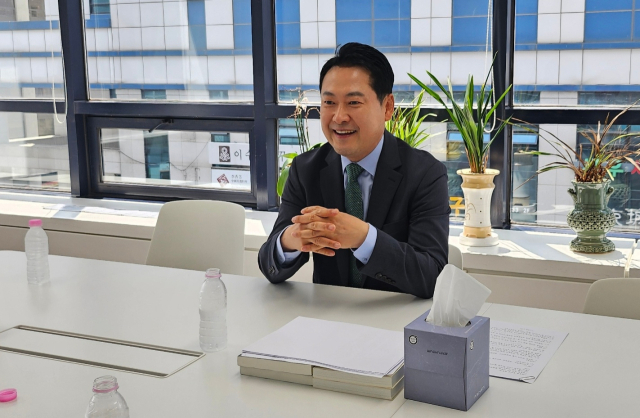 장동혁 국민의힘 당 대표 후보가 18일 매일신문과 인터뷰를 하고 있다. 장동혁 의원실 제공