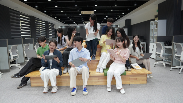동국대 WISE캠퍼스 재학생들 모습.