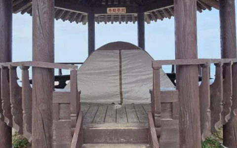 정자 바닥 뚫고 텐트 박았다…삼척 해수욕장 민폐 캠핑족에 눈쌀