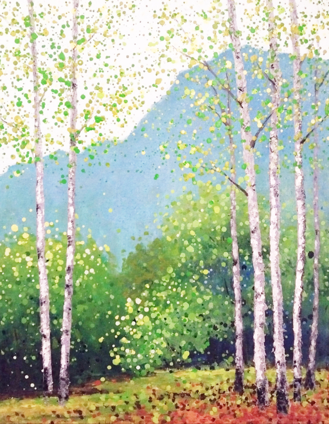 이영희, 숲 이야기 53.0x45.5cmOil on Canvas
