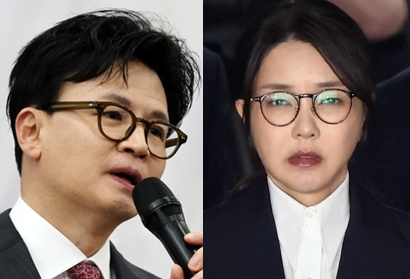 한동훈 전 국민의힘 대표(왼쪽), 김건희 여사. 연합뉴스