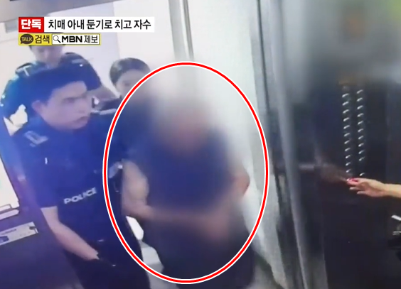 치매를 앓는 아내를 둔기로 때려 살해하려 한 혐의로 70대 남성이 경찰에 체포됐다. /MBN