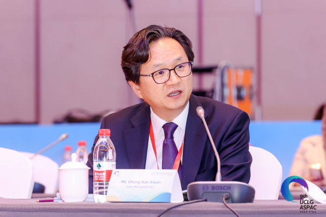 정해관 대구시 국제관계대사는 한·미 정상회담을 앞두고 불확실성이 커진 통상 환경에서 지역 산업계가 생존하려면 현장의 목소리를 집요하게 협상에 반영하고, 시장 다변화와 품목별 대응 전략을 마련해야 한다고 강조했다. 대구시 제공