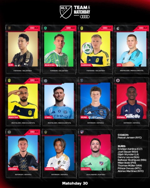 LAFC 손흥민, 2주 연속 MLS 이주의 팀 선정