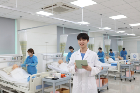 70년 전통의 경북보건대학교 간호학과 수업 모습. 경북보건대 제공
