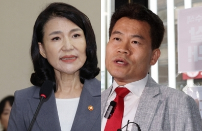 이진숙, 전한길. 연합뉴스