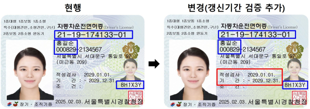오는 9월 1일부터, 면허증 진위여부조회는 기존 