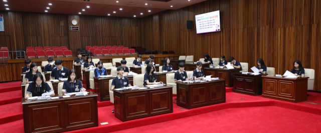 2025년 제2회 달서구 청소년 의회. 대구달서구의회 제공