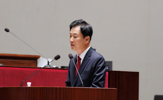 유영하 국민의힘 의원(대구 달서구갑)이 26일 국회에서 열린 예산결산특별위원회 종합정책질의에서 대구경북 현안에 대한 질의를 이어가고 있다. 유영하 의원실 제공