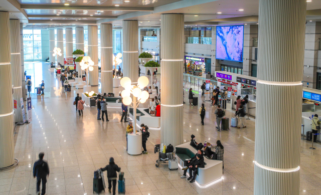 인천국제공항 제1여객터미널 입국장 전경. 인천국제공항공사 제공