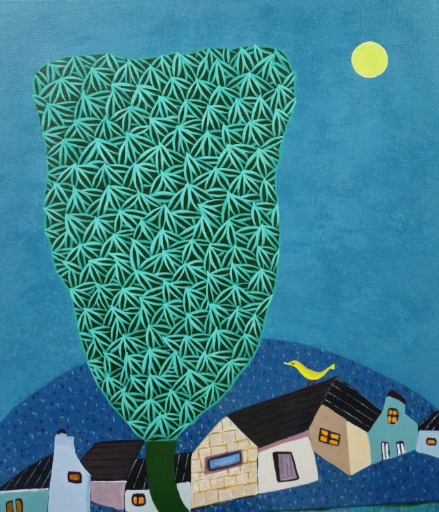 오승아, Daam, Acrylic on Canvas, 53.0×45.5cm, 2024