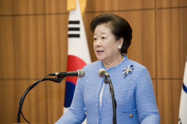 한학자 통일교 총재. 통일교 제공. 연합뉴스