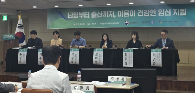 경북권역난임·임산부심리상담센터 임미정 팀장이 토론에 참석해 경북권역 사례를 발표했다. 안동의료원 제공㈜