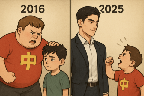 중국의 협박과 그 협박의 결과 [가스인라이팅]