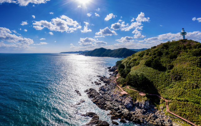 영덕군 죽도산 전경. 영덕군 제공