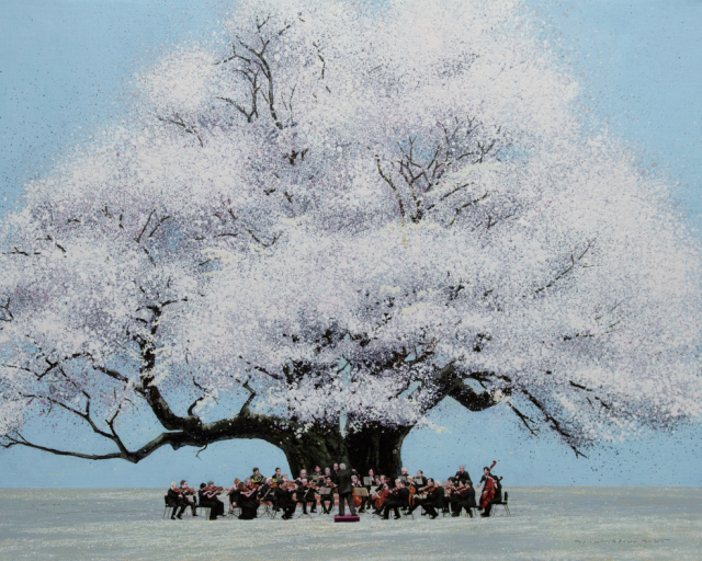 김명수, HARMONYⅡ, 90.9×72.9cm, Oil on canvas