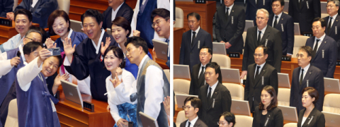 [포토뉴스] 첫날부터 신경전