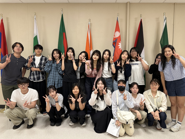 미국 머레이 주립대학교에 파견된 대구대 학생들 기념 사진. 대구대 제공