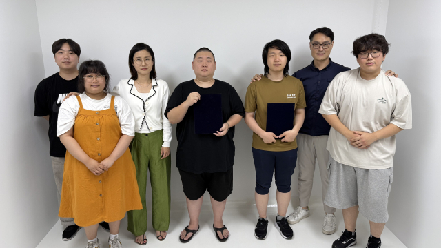 경일대 오드블럭스팀과 대구바이트팀 단체 기념 사진. 경일대 제공