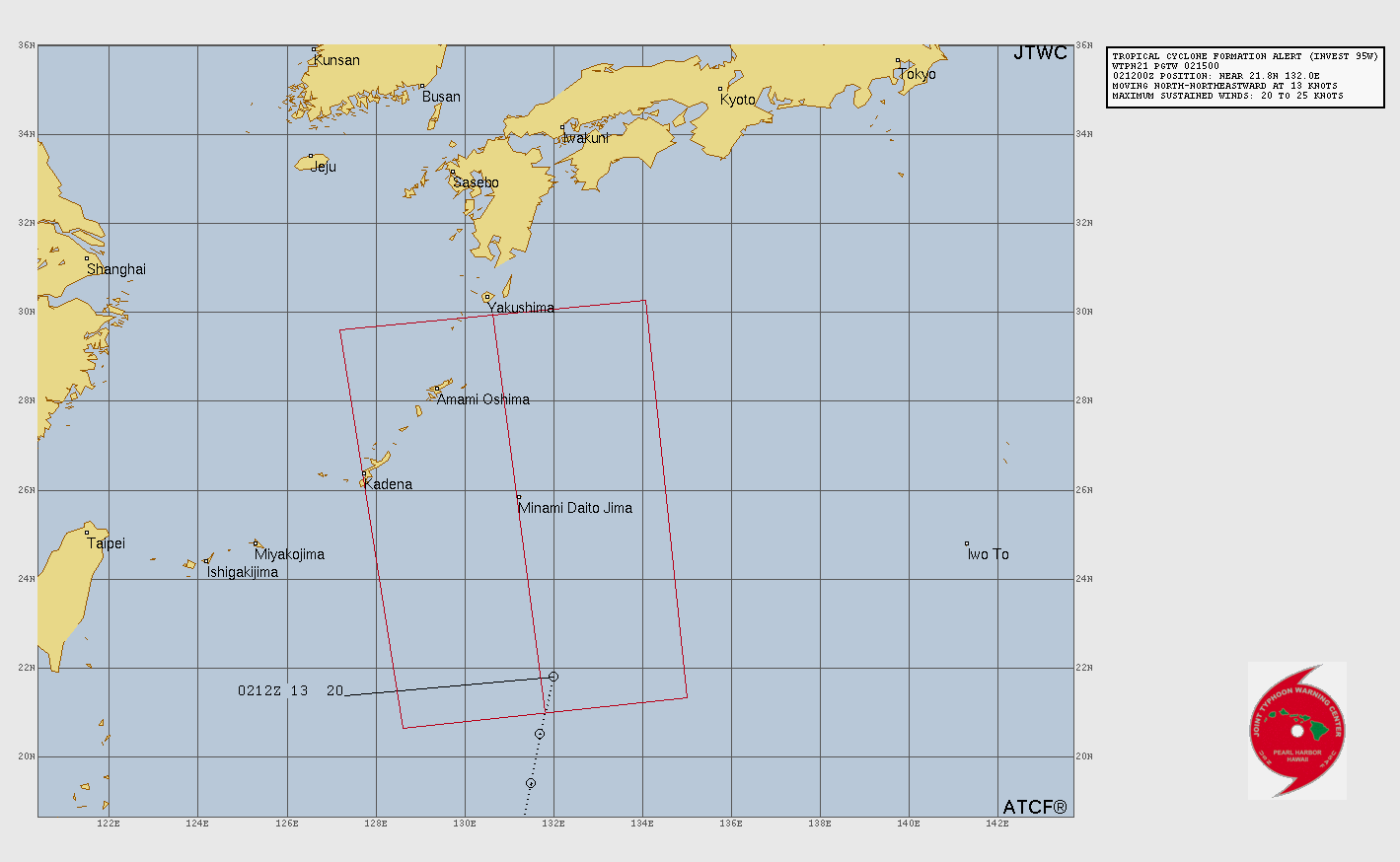 미국 합동태풍경보센터(JTWC, Joint Typhoon Warning Center)