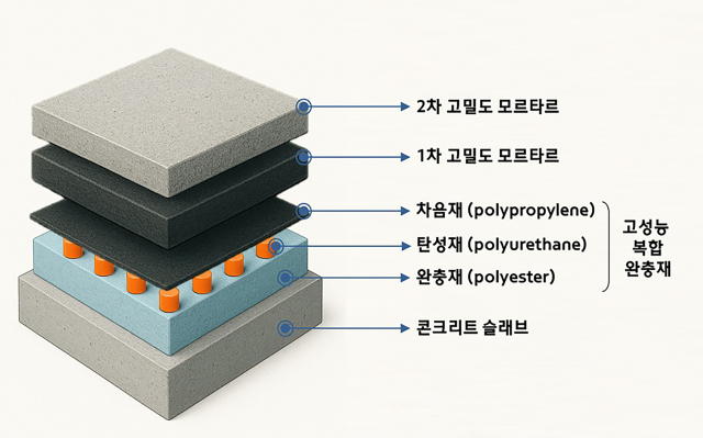 현대건설이 한국토지주택공사(LH)로부터 바닥충격음 차단구조 성능 1등급 인정서를 추가로 획득했다. 현대건설 제공