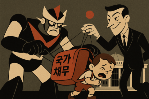 태권브이 조종사와 한국 재정의 미래 [가스인라이팅]