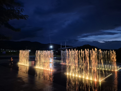 안동 노을빛공원, 분수와 노을이 어우러진 수변 명소로 재탄생