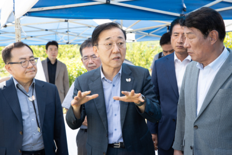 김윤덕 국토장관 'TK신공항 이전 예정지' 방문…민·군공항 통합 이전사업 성과 다짐