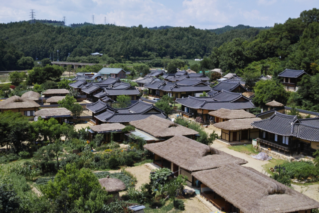 무섬마을 전경.무섬의 본래 이름은