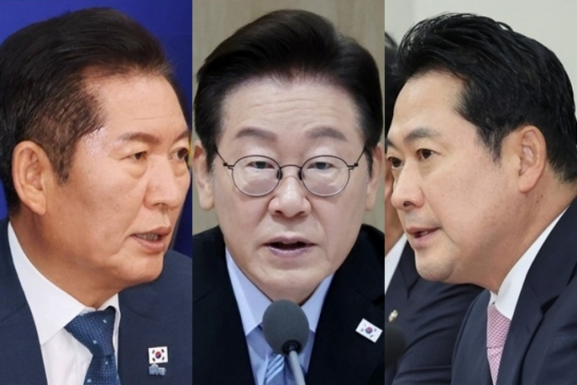 이재명 대통령과 여야 대표. 연합뉴스