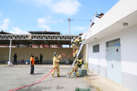 안동소방서, 하반기 소방공무원 전술훈련평가 시행