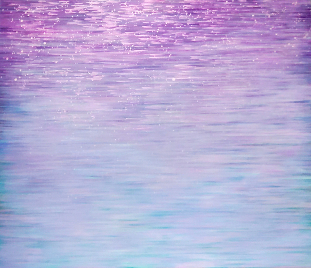 정성숙, 결, 2025, Mixed media on Panel 45.5×53.0cm