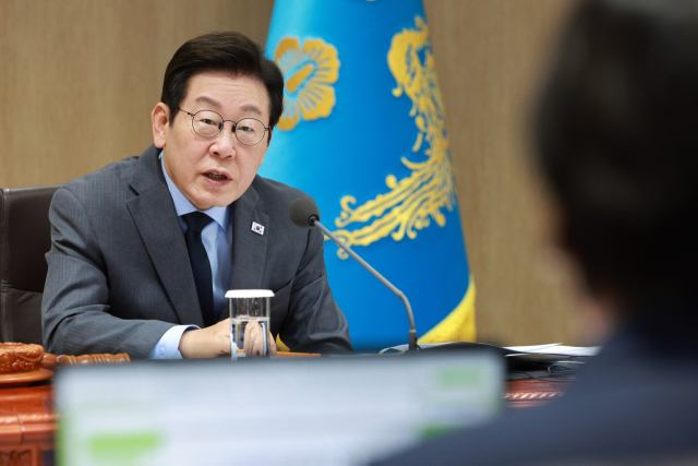이재명 대통령이 9일 서울 용산 대통령실에서 열린 국무회의에서 발언하고 있다. 연합뉴스