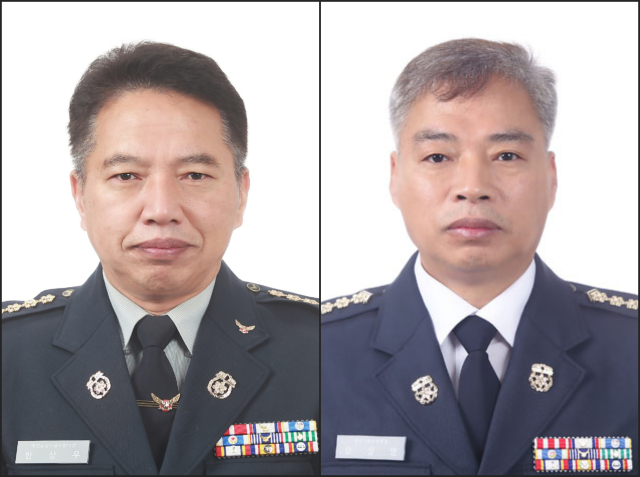 한상우 예천남성의용소방대장(왼쪽)·한상영 용궁의용소방대장(오른쪽). 예천소방서 제공