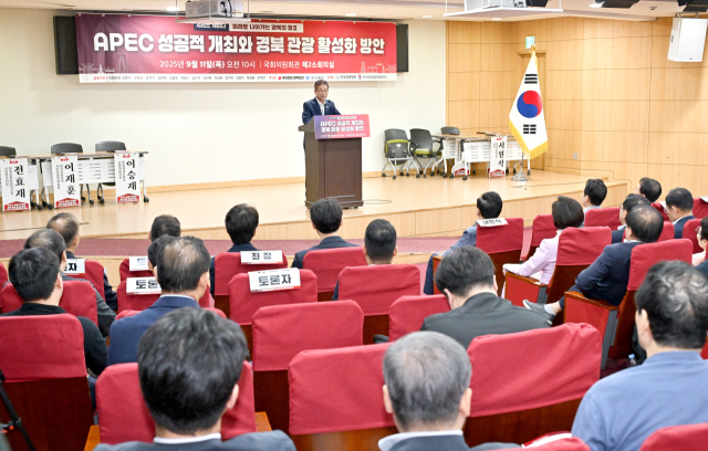 아시아·태평양 경제협력체(APEC) 정상회의와 연계한 지역 관광산업의 새로운 발전 방안을 모색하기 위한 토론회가 11일 서울 여의도 국회 의원회관에서 열렸다. 경북도 제공.