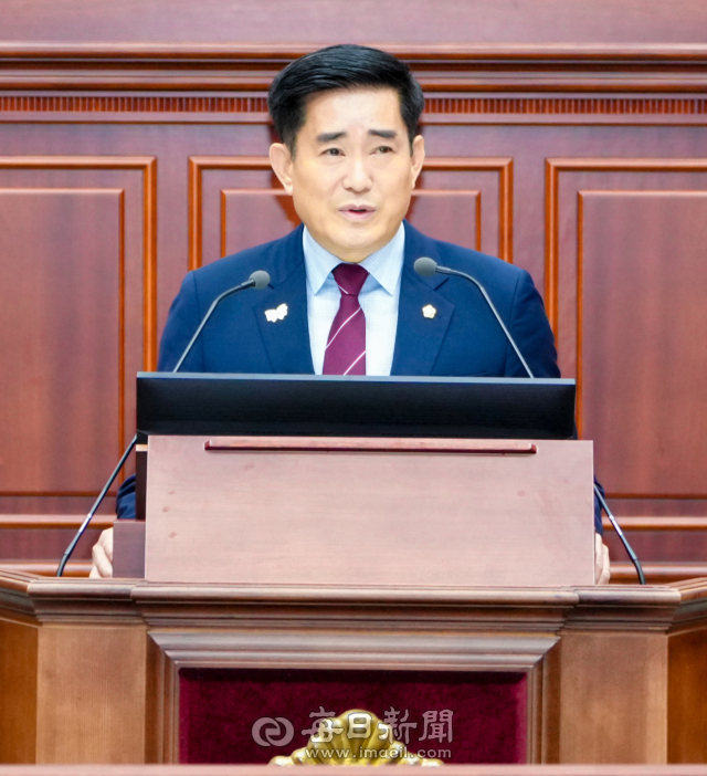 11일 열린 경주시의회 제292회 임시회 제2차 본회의에서 5분 자유발언을 하는 이경희 시의원, 경주시 제공