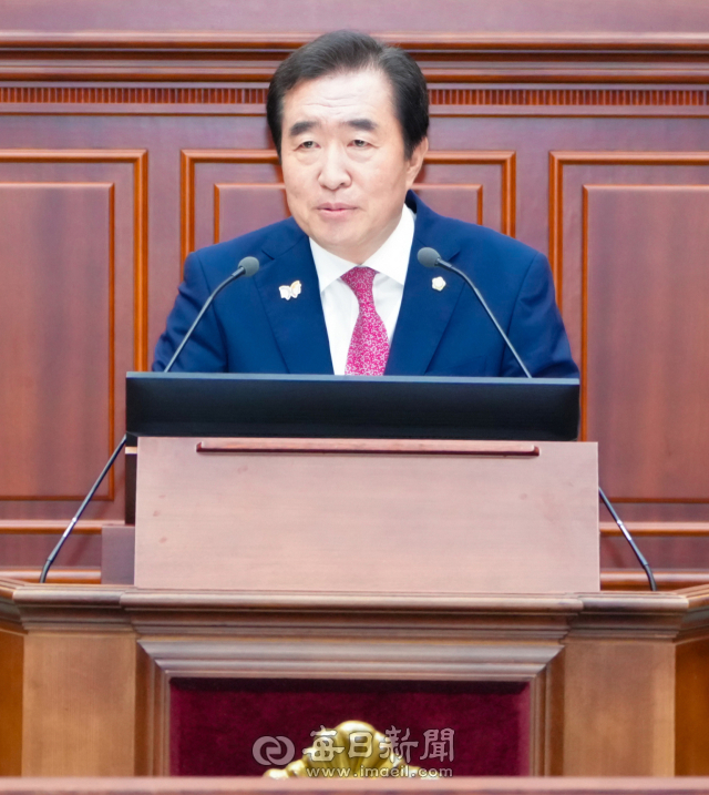 11일 열린 경주시의회 제292회 임시회 제2차 본회의에서 5분 자유발언을 하는 임활 부의장. 경주시 제공