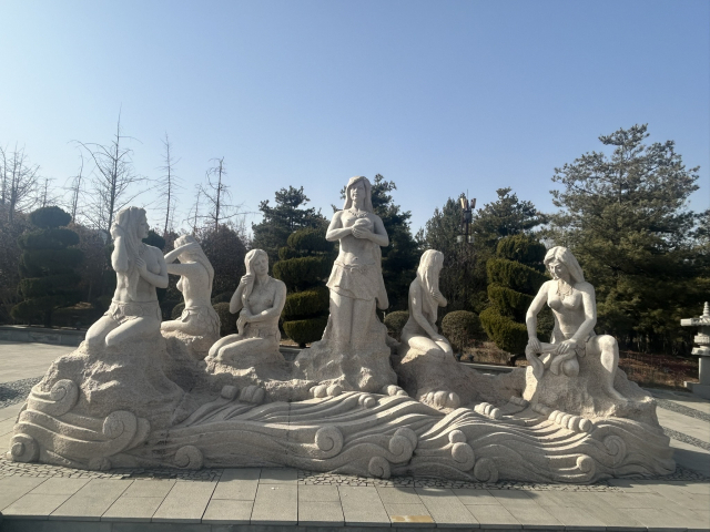은본기 난생신화 형상(사마천공원).