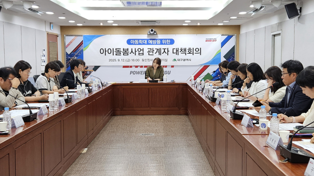 대구시는 지난 12일 구·군 및 가족센터, 아이돌봄광역지원센터 관계자들과 