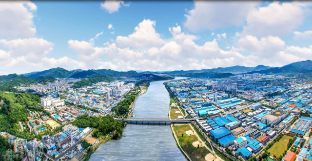 구미국가산업단지 전경