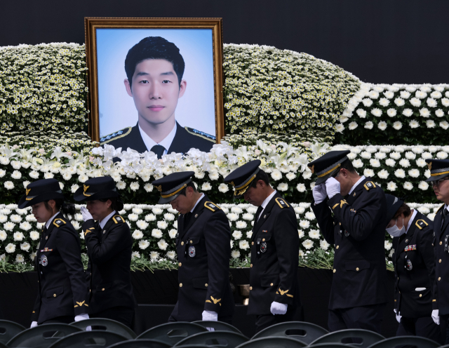 [포토뉴스] 고 이재석 경사 영결식 엄수