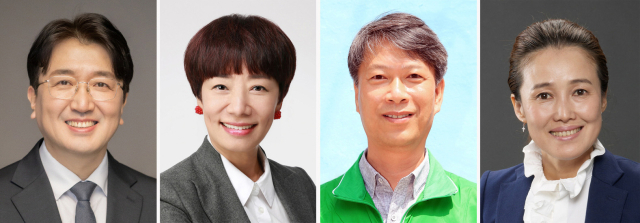 대구 수성구는 제36회 수성구민상 수상자로 지역발전 부문 백민호·남궁현숙 씨, 사회봉사 부문 김연오, 교육문화 부문 정정림(사진 왼쪽부터) 씨를 선정했다.