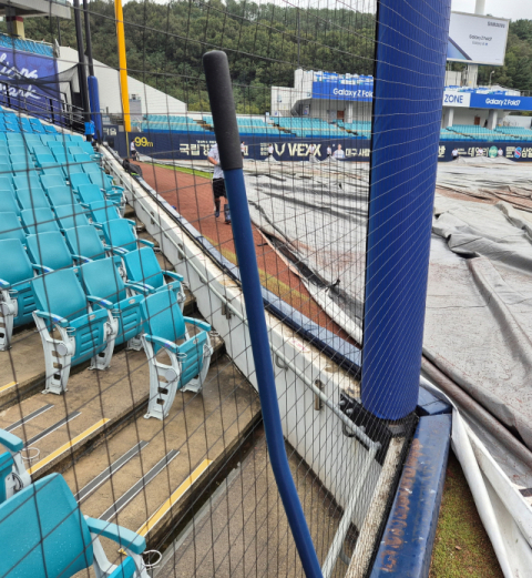 '라팍 관중석 기둥 쓰러진 사고' 정비 끝낸 삼성 라이온즈, 라팍 홈 경기 예정대로 진행 