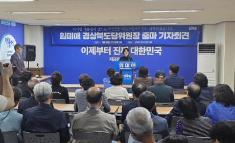 임미애 의원, 더불어민주당 경북도당 위원장 출마 선언
